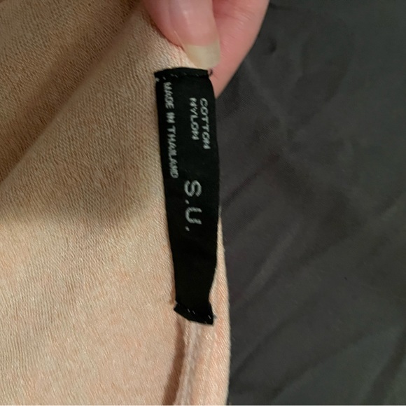 ! 2 for 20 ! Pink and Coral Long Sleeve T shirt Sweater Slightly See Through - Picture 7 of 7